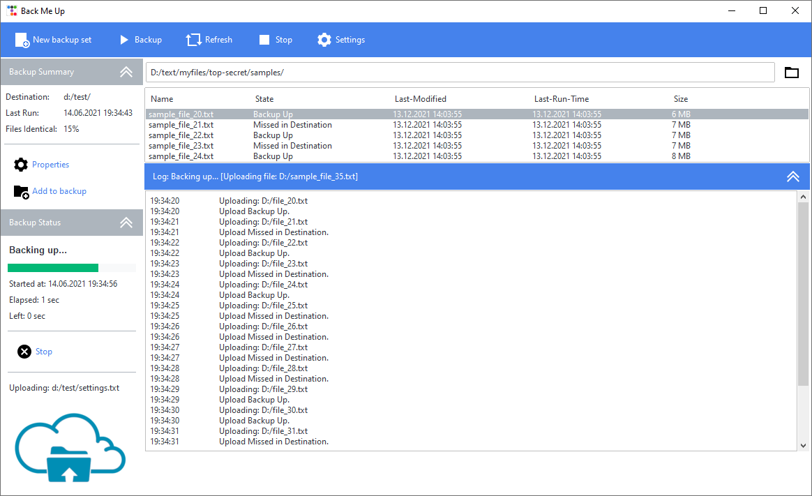 文件搜索图像示例
